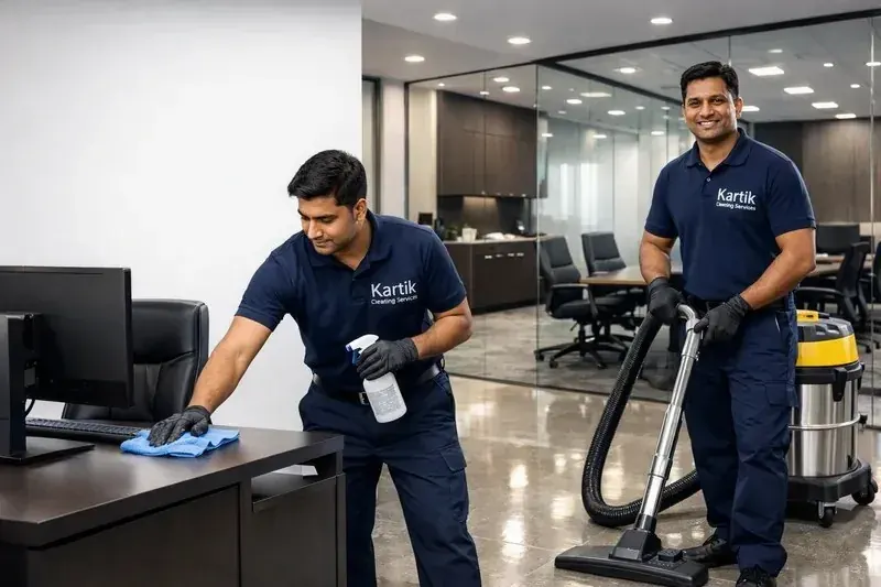 Kartik Cleaning Services team at work